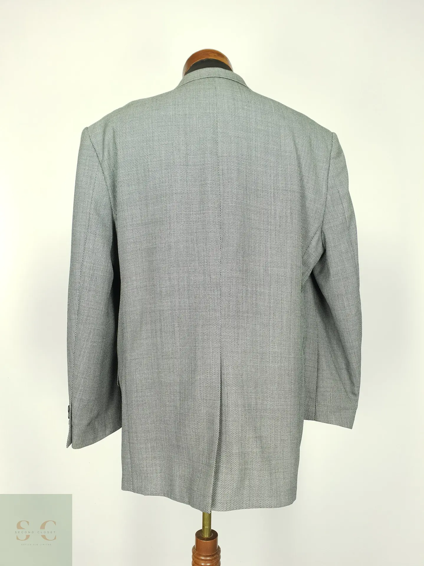 Blazer Estructurado Micropatrón Bicolor CANDA Talla L/XL 9