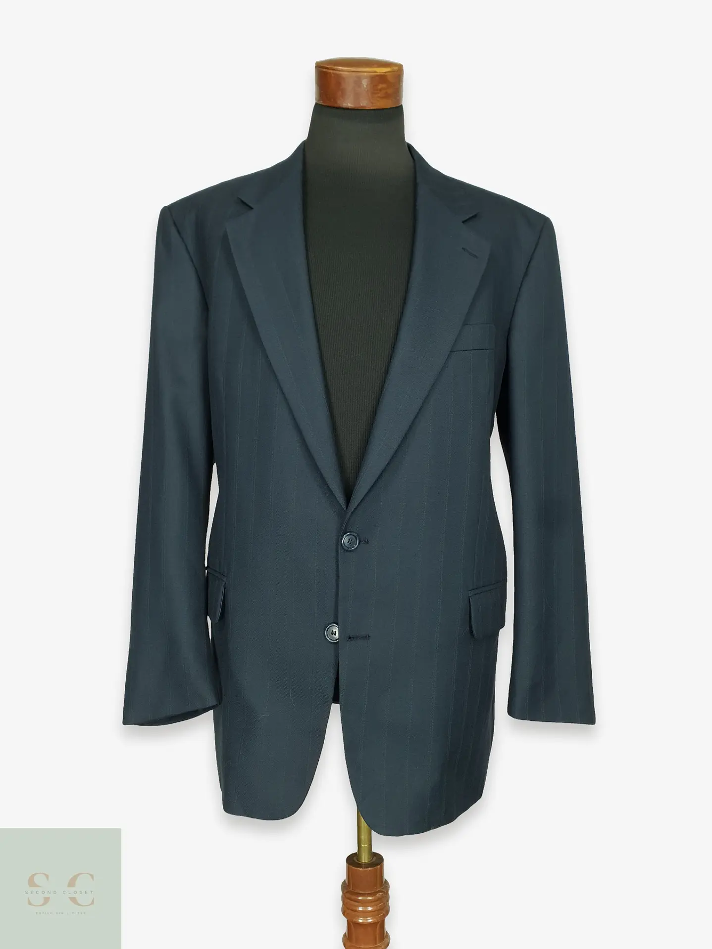 Blazer Formal en Raya Diplomática Mario Barutti Talla XL/XXL 1