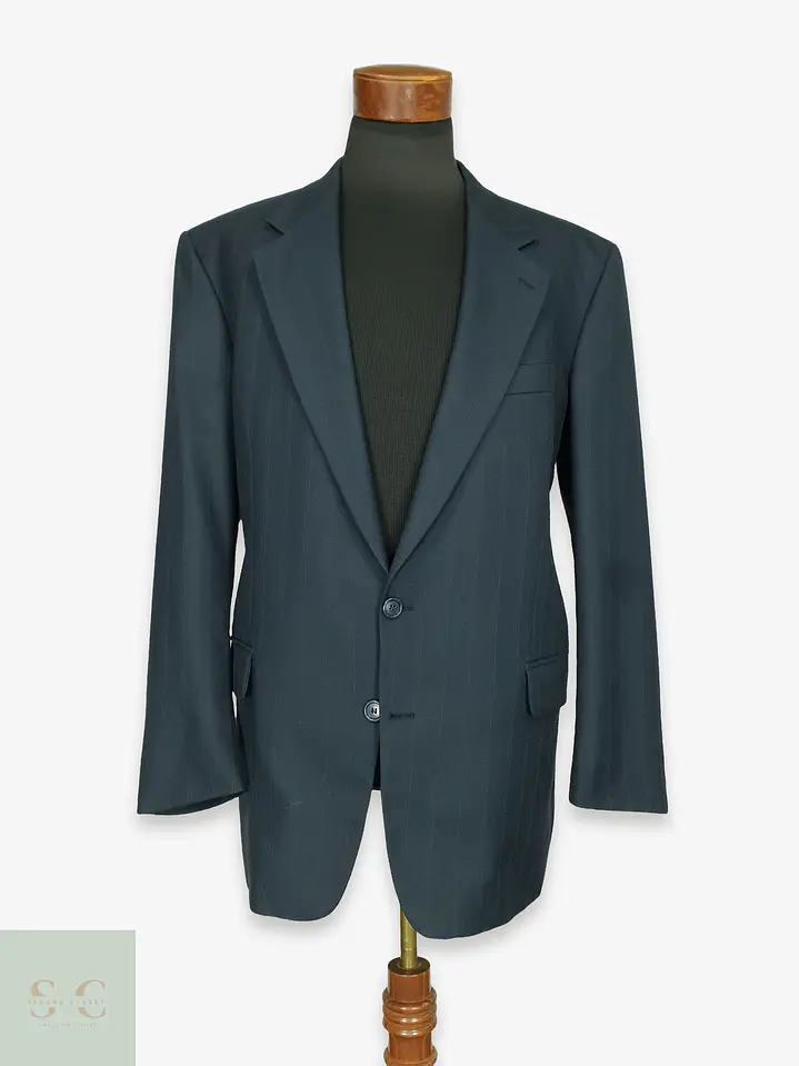 Blazer Formal en Raya Diplomática Mario Barutti Talla XL/XXL 1
