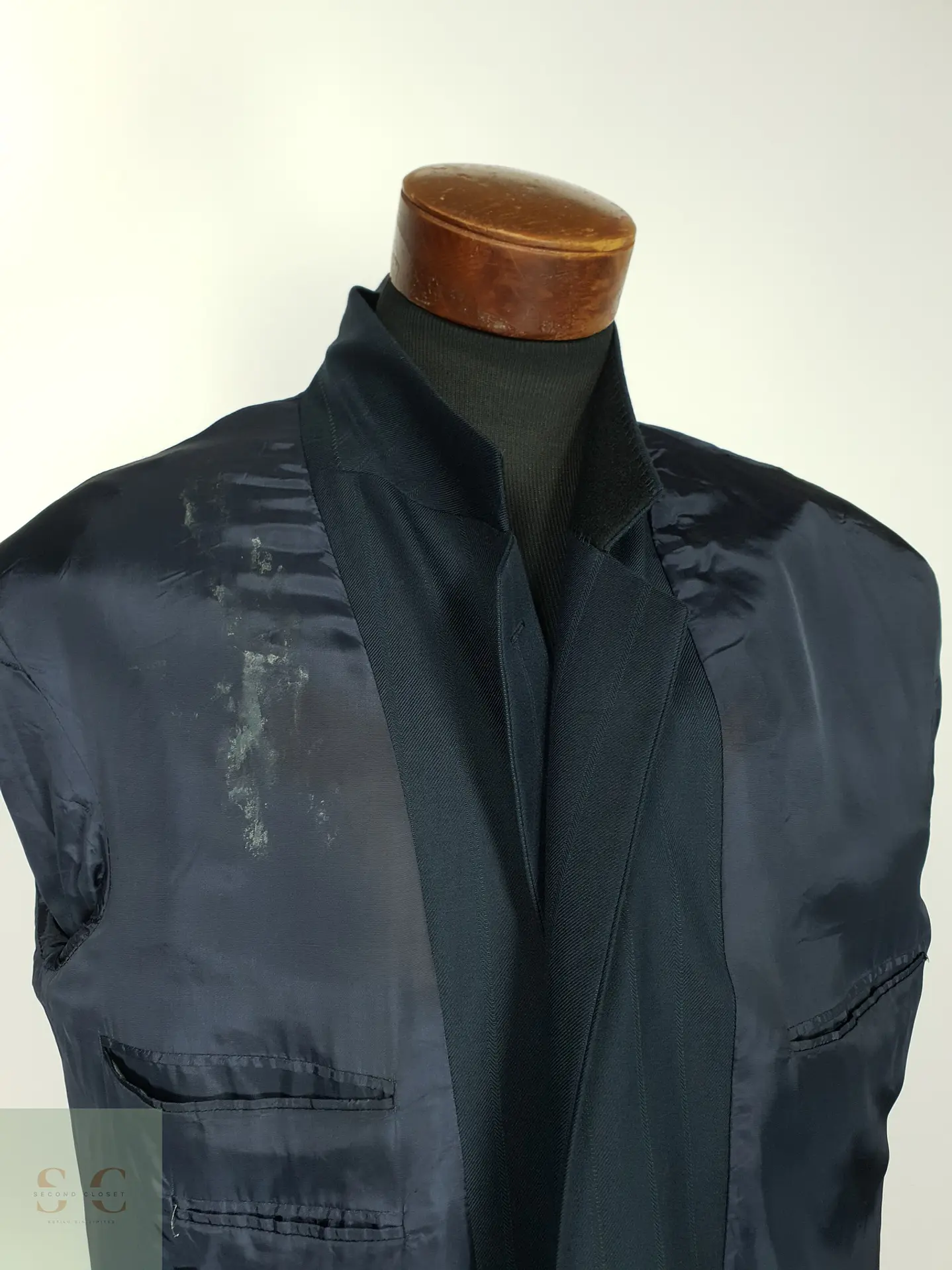 Blazer Formal en Raya Diplomática Mario Barutti Talla XL/XXL 9