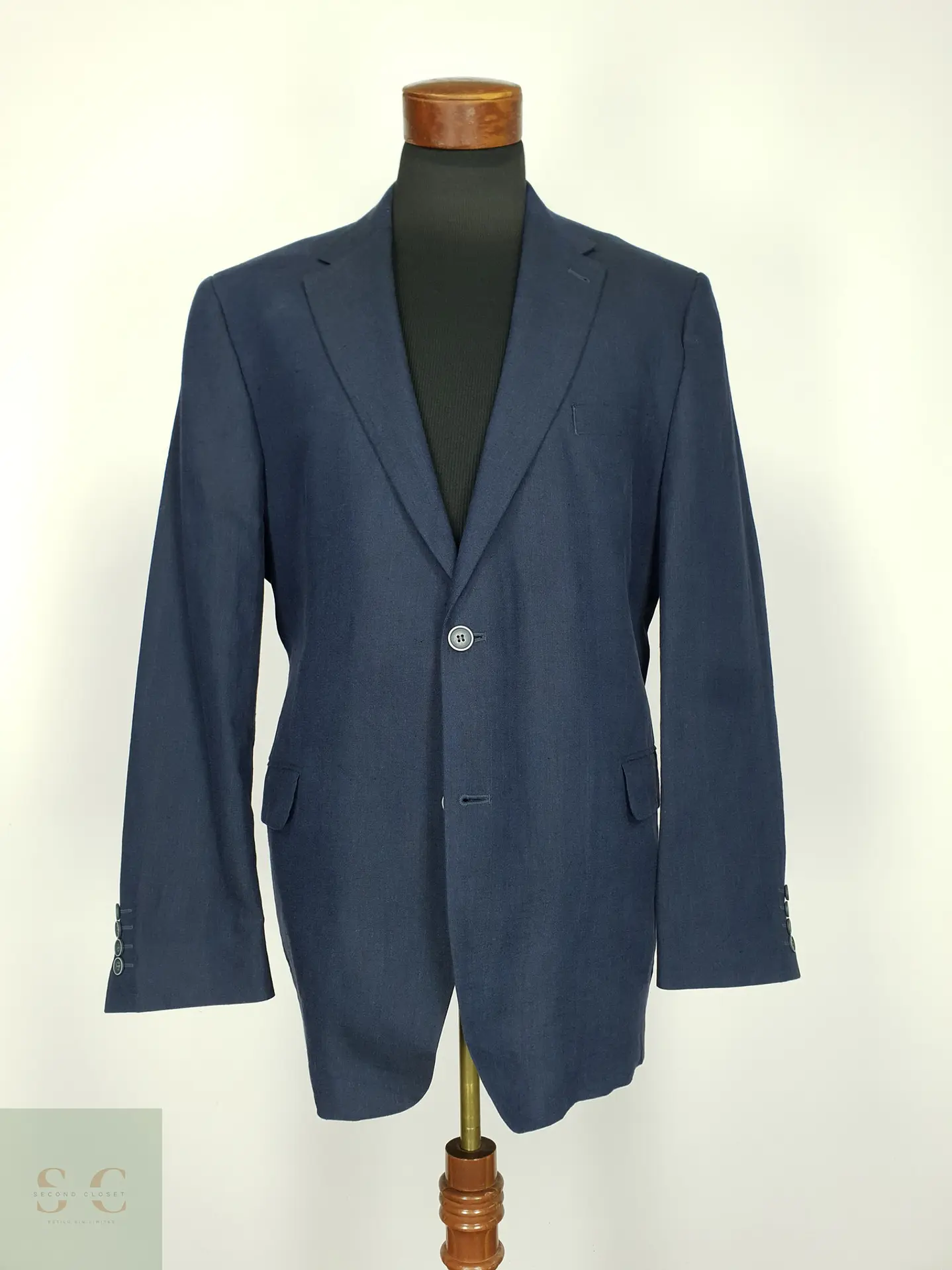Blazer Estructurado de Lino Canda Talla L/XL 2