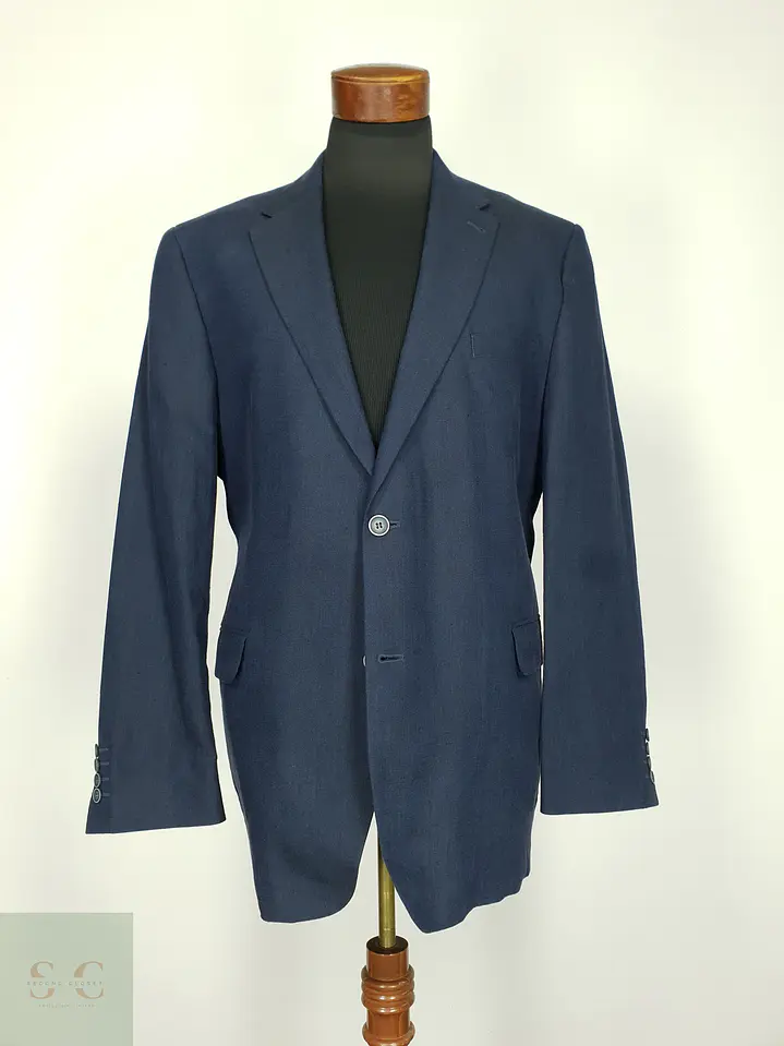 Blazer Estructurado de Lino Canda Talla L/XL 2