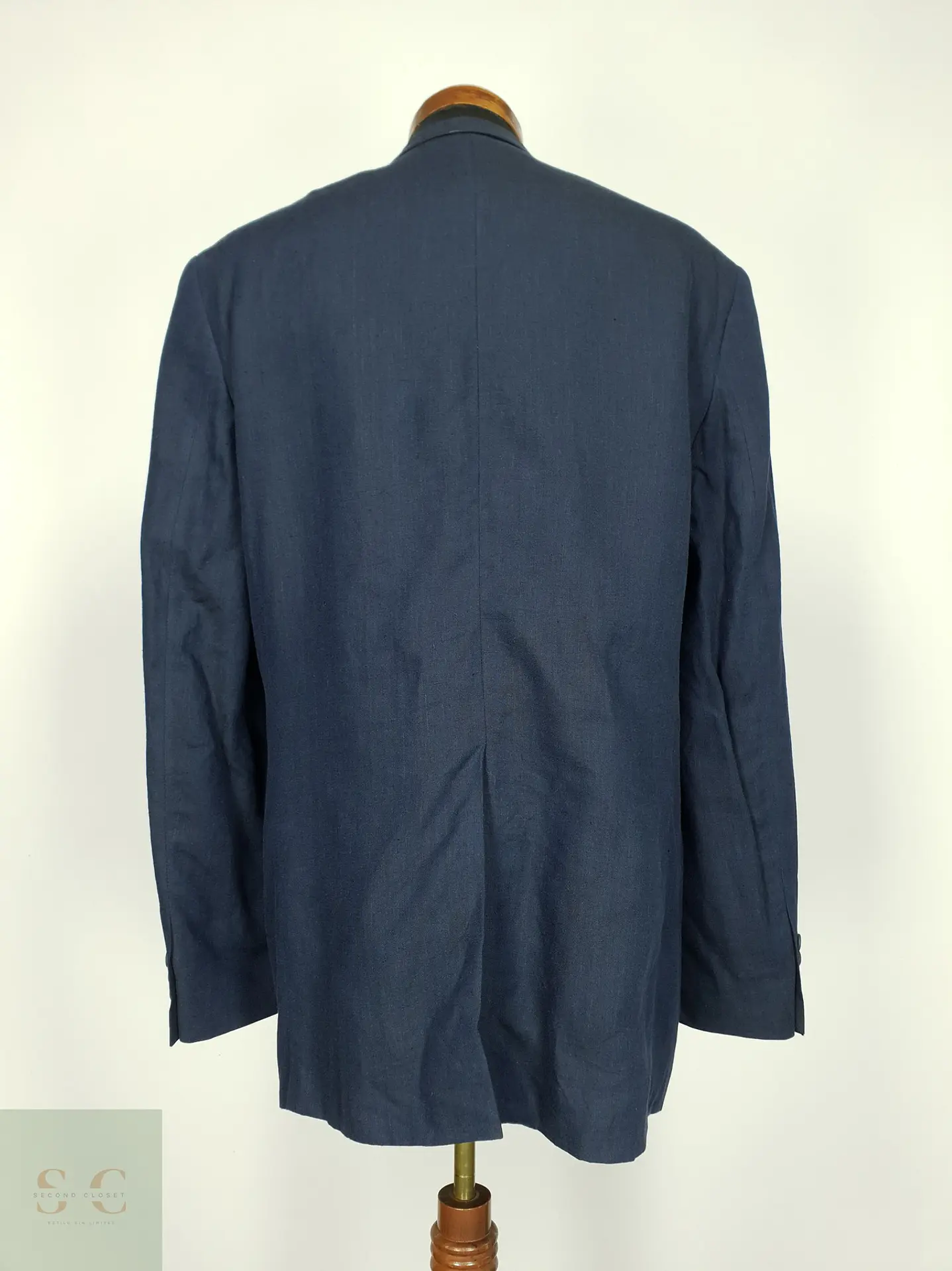 Blazer Estructurado de Lino Canda Talla L/XL 9
