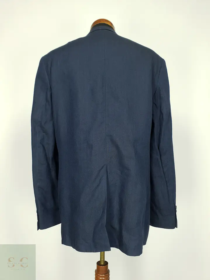 Blazer Estructurado de Lino Canda Talla L/XL 9