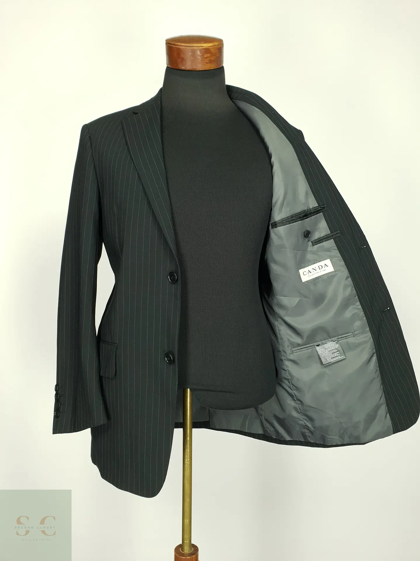 Blazer Formal de Raya Diplomática Canda Talla SM/M 8