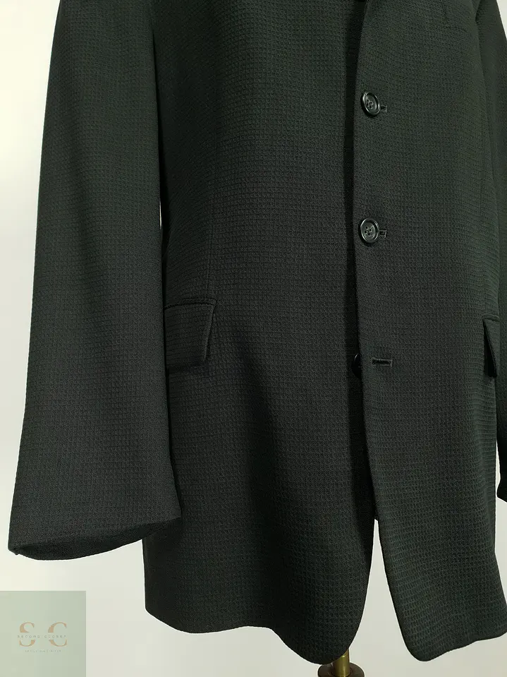 Blazer Estructurado de Tejido Texturizado 100 Cento Mila Talla XXL 3