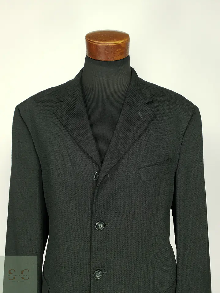 Blazer Estructurado de Tejido Texturizado 100 Cento Mila Talla XXL 4