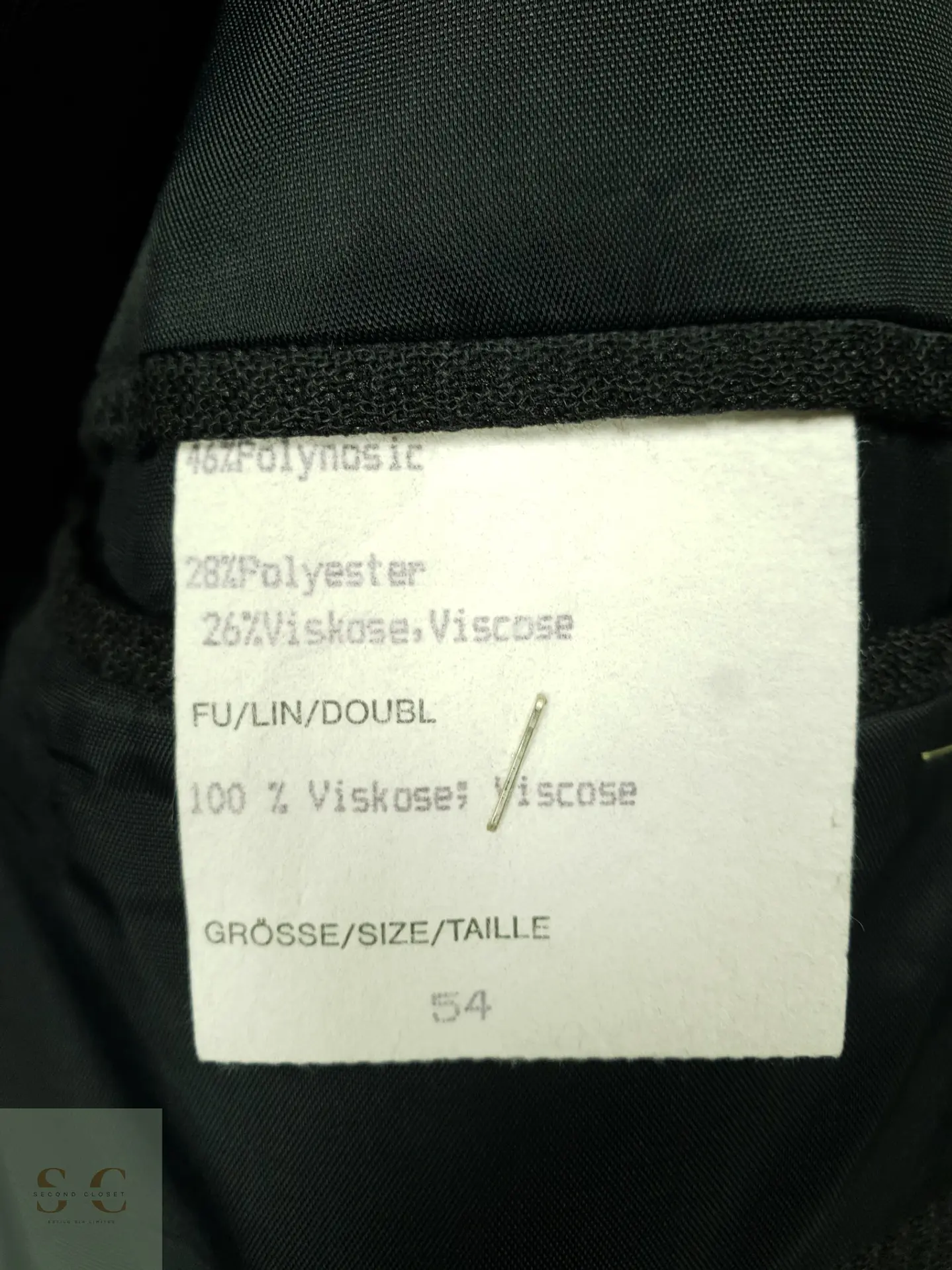 Blazer Estructurado de Tejido Texturizado 100 Cento Mila Talla XXL 6
