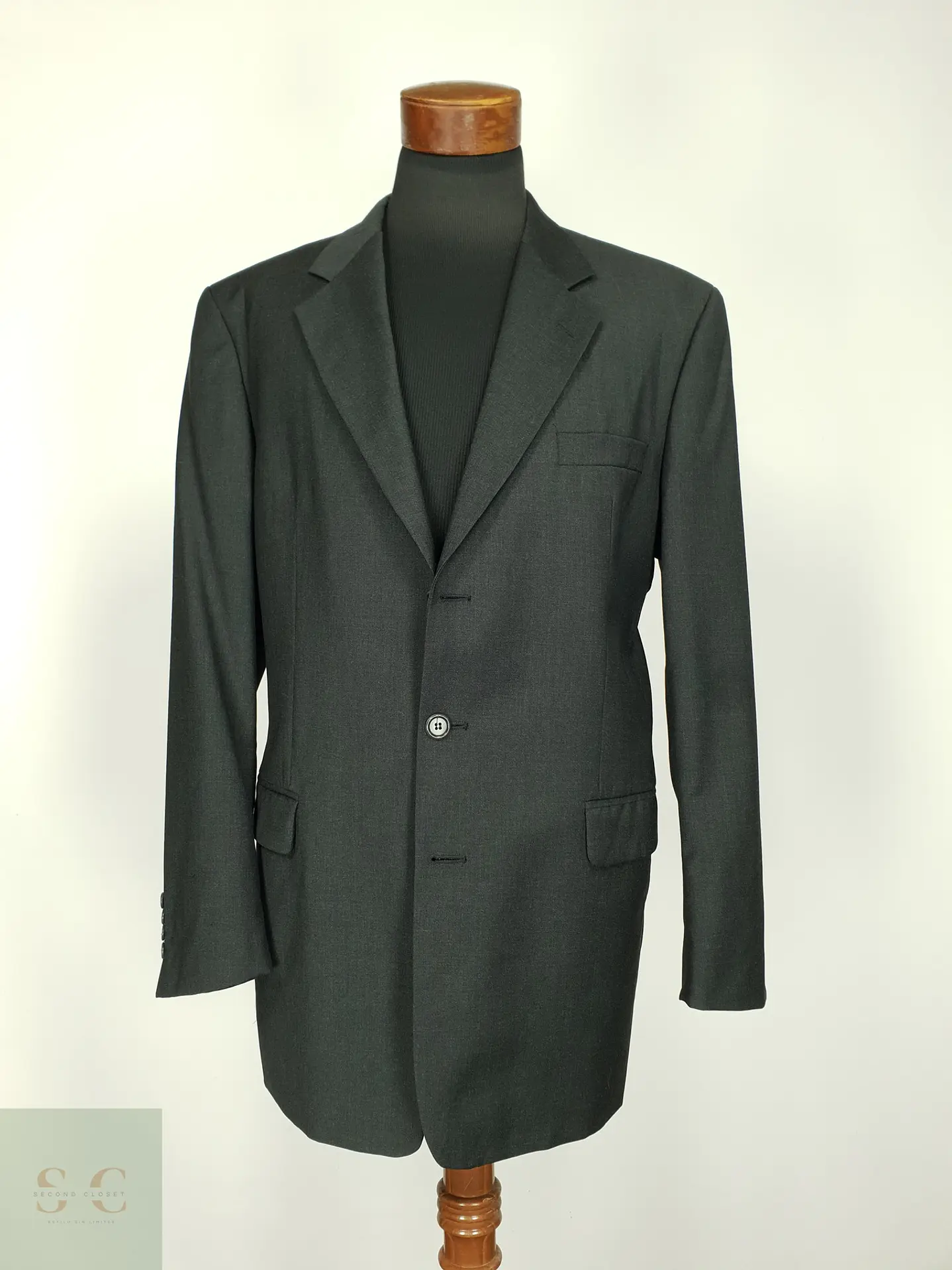 Blazer Sastre de Pura Lana Virgen Uptown Classic Talla XL 2