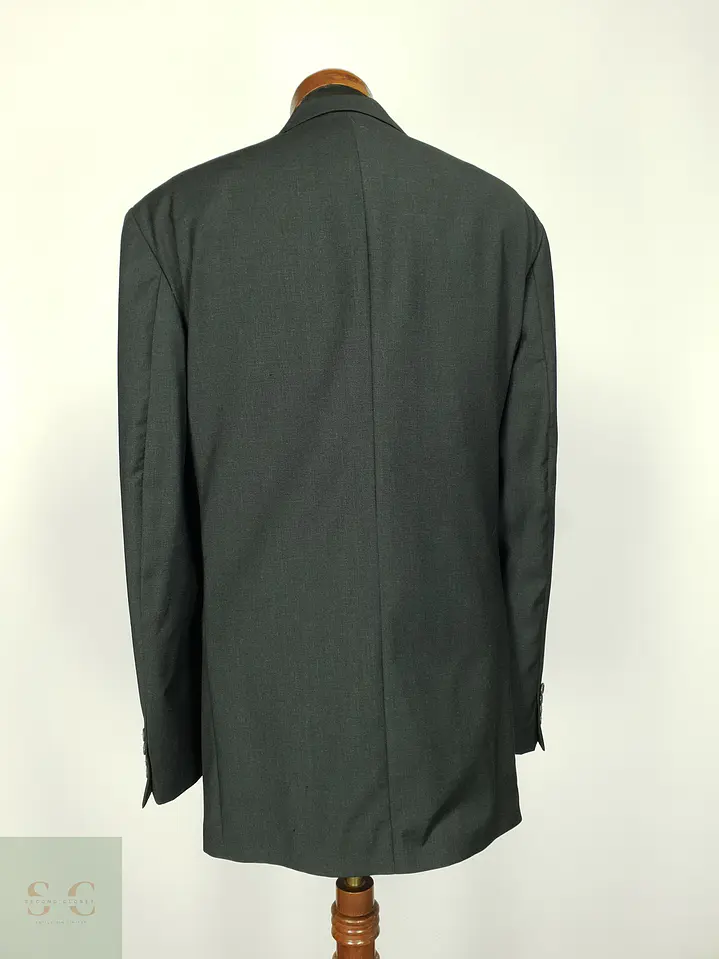 Blazer Sastre de Pura Lana Virgen Uptown Classic Talla XL 9