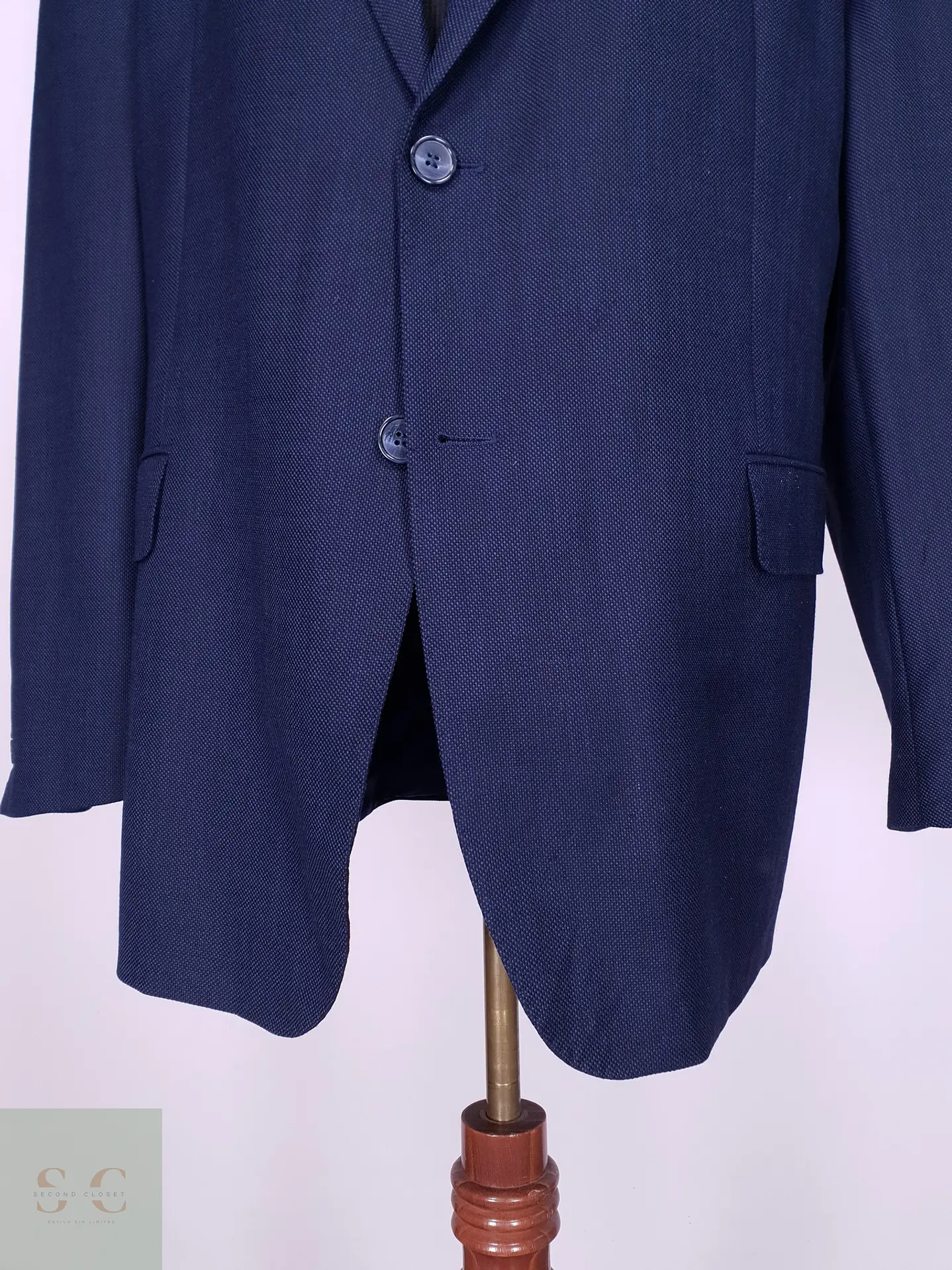 Blazer de Lana Virgen Microtexturada Tatari Design Talla XXL/XXXL 3