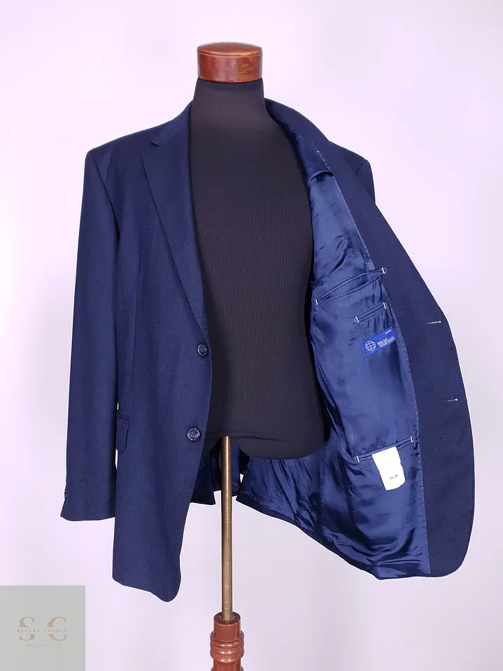 Blazer de Lana Virgen Microtexturada Tatari Design Talla XXL/XXXL 8