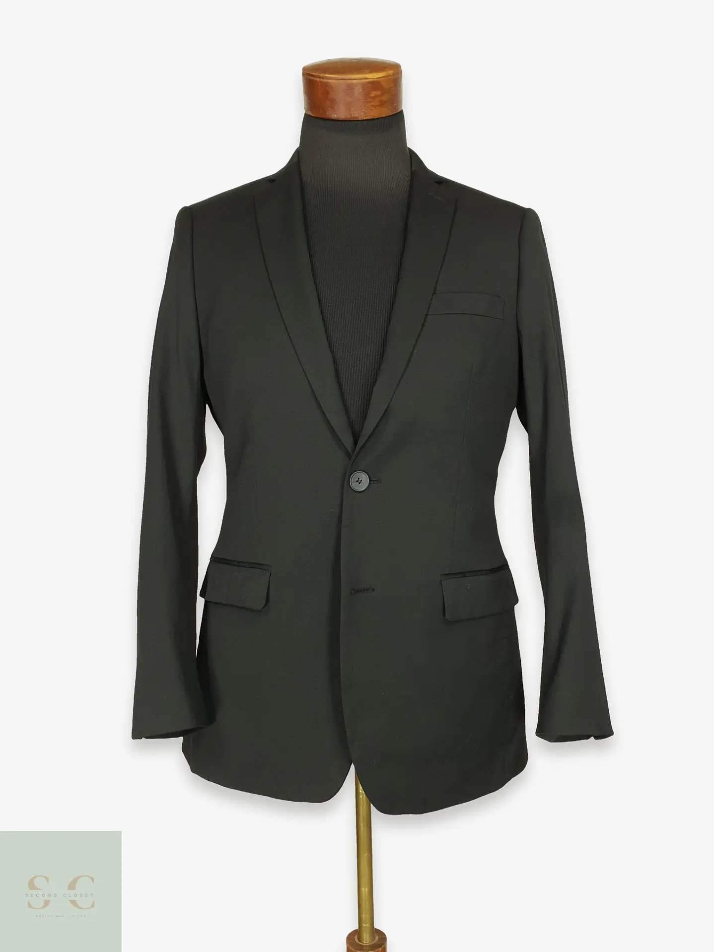 Blazer Formal de Dos Botones Thomas Goodwin Talla S 1