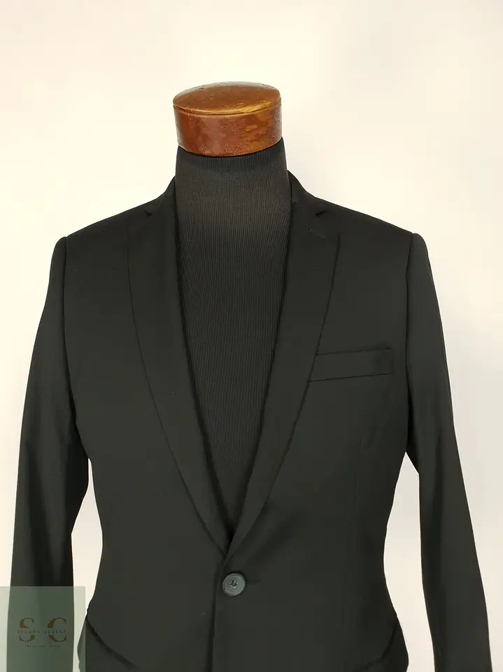 Blazer Formal de Dos Botones Thomas Goodwin Talla S 4