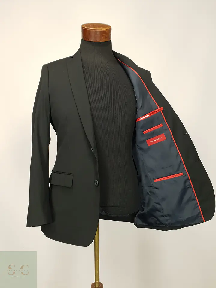 Blazer Formal de Dos Botones Thomas Goodwin Talla S 8