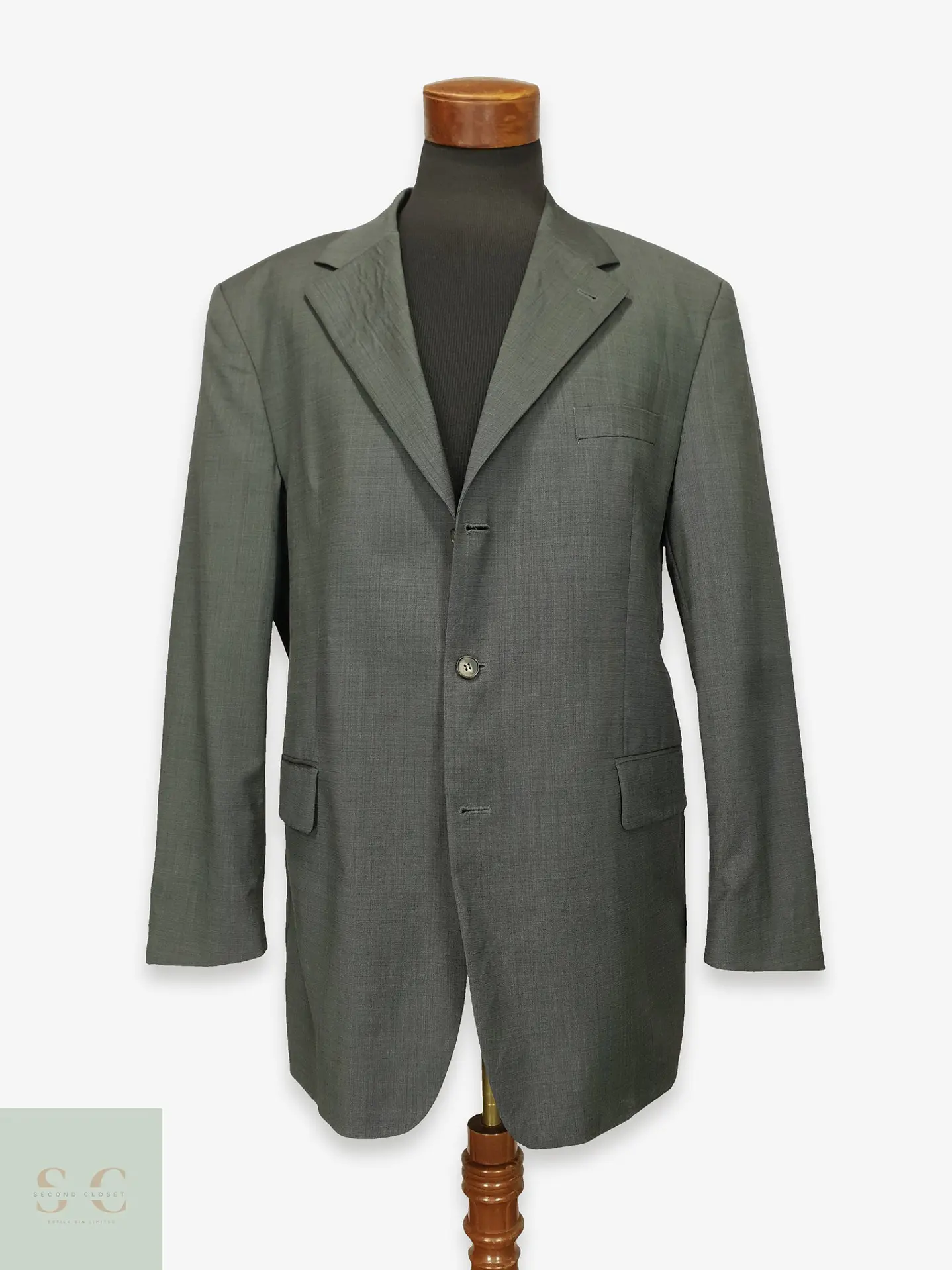 Blazer Formal de Lana Super 110s Hemlock Talla XL/XXL 1