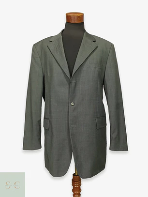 Blazer Formal de Lana Super 110s Hemlock Talla XL/XXL