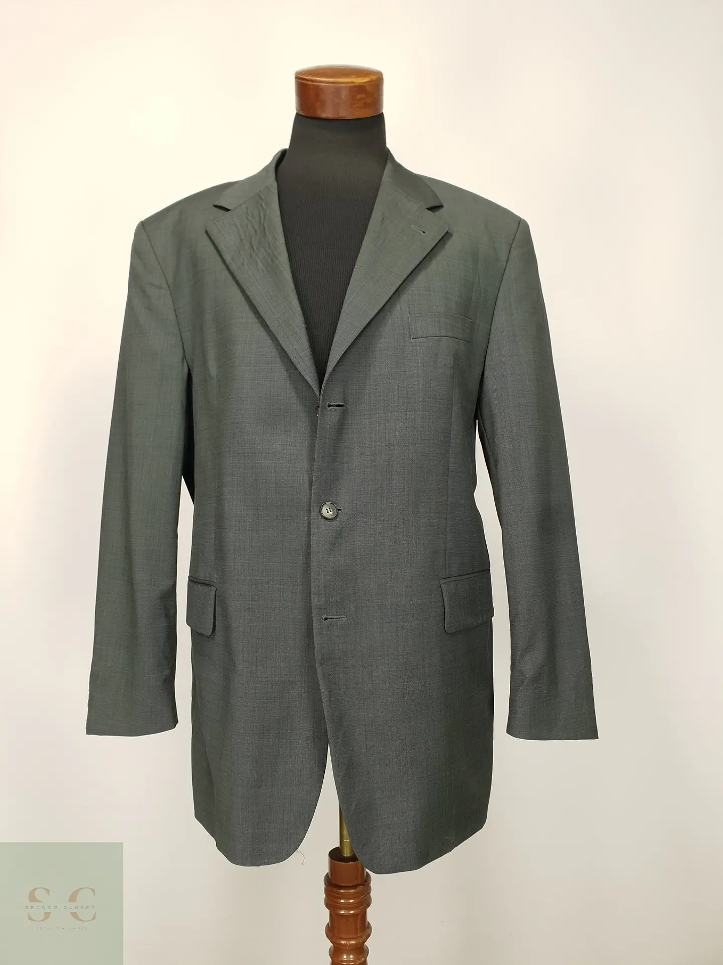 Blazer Formal de Lana Super 110s Hemlock Talla XL/XXL 2