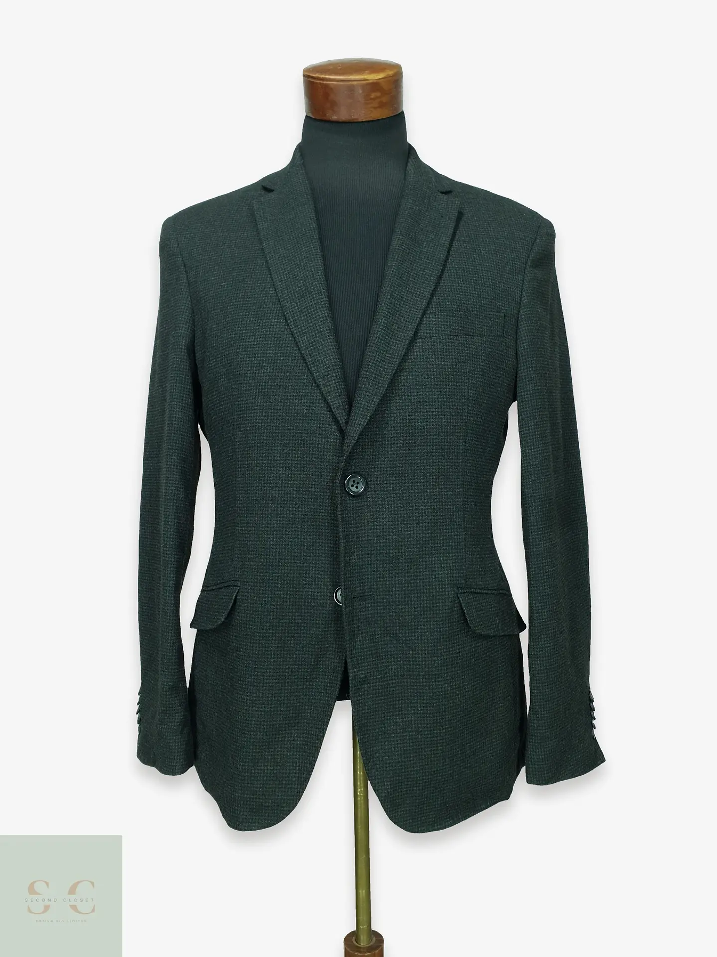 Blazer Semi-Estructurado Microestructurado Angelo Litrico Talla M/L 1