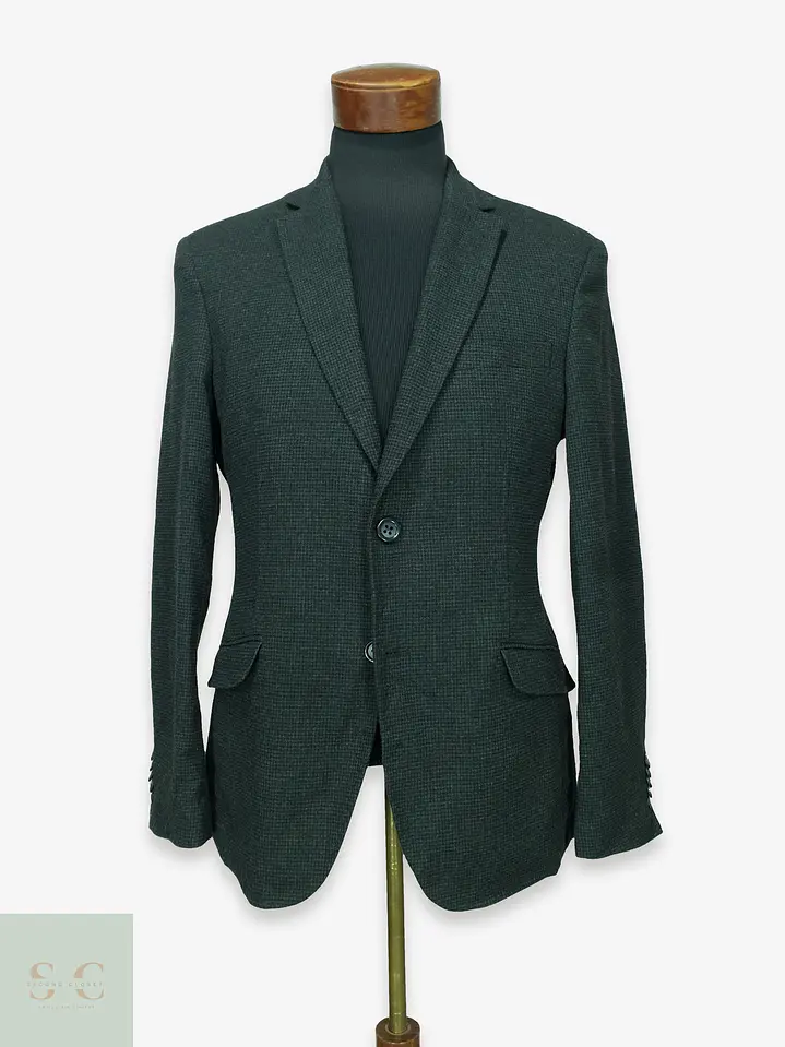 Blazer Semi-Estructurado Microestructurado Angelo Litrico Talla M/L 1