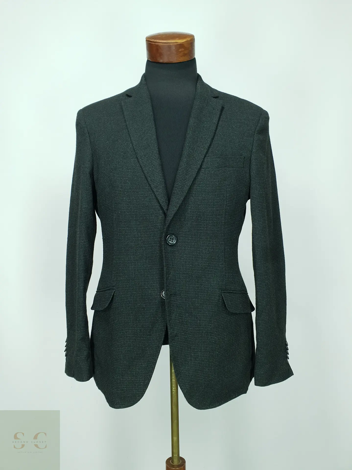 Blazer Semi-Estructurado Microestructurado Angelo Litrico Talla M/L 2