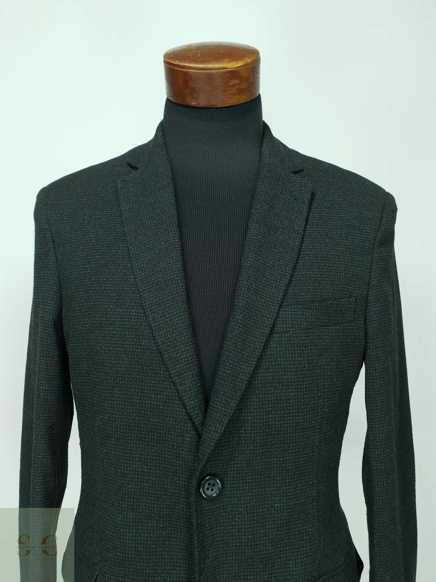 Blazer Semi-Estructurado Microestructurado Angelo Litrico Talla M/L 4
