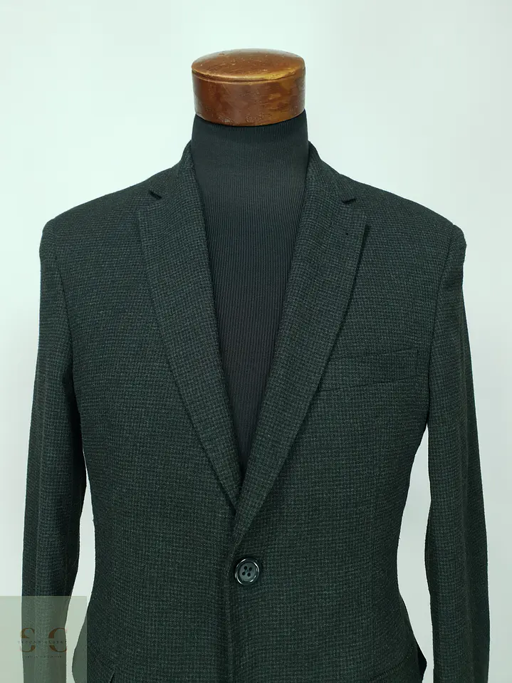 Blazer Semi-Estructurado Microestructurado Angelo Litrico Talla M/L 4