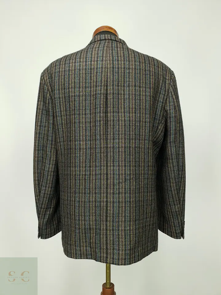 Blazer de Tweed en Pura Lana Virgen Talla XL/XXL 9