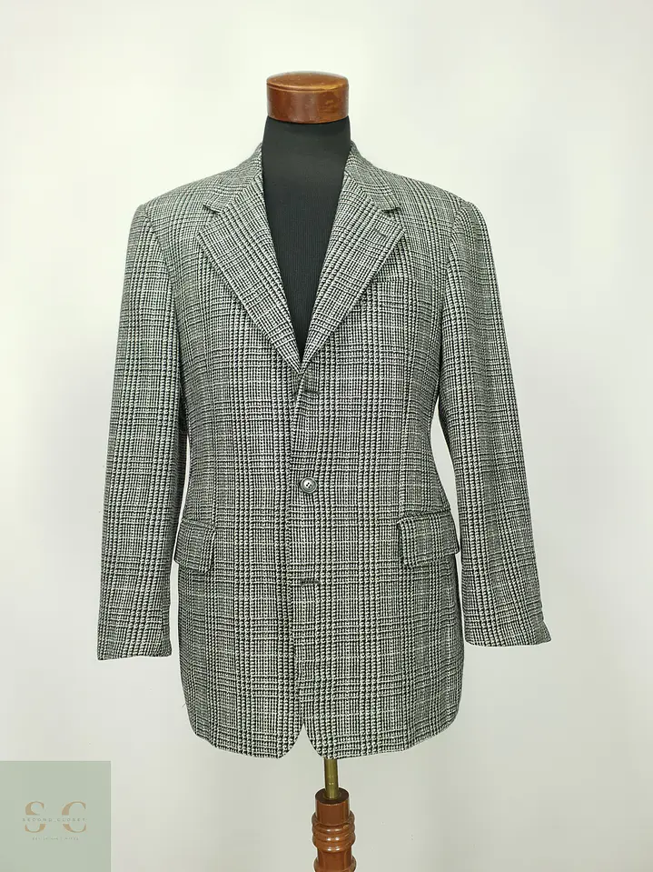Blazer Estructurado de Pura Lana Virgen Policke Hamburg Talla L 2