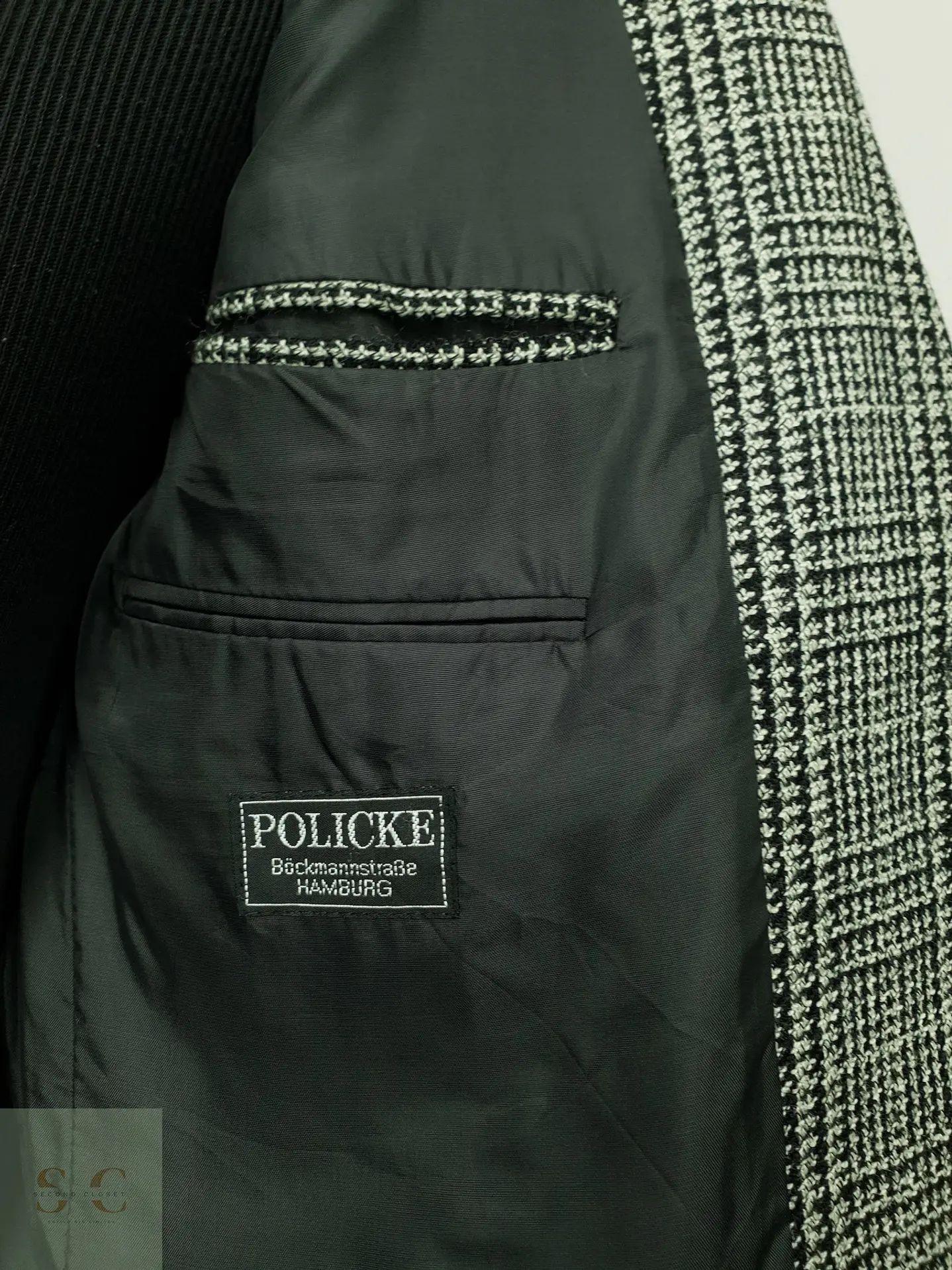 Blazer Estructurado de Pura Lana Virgen Policke Hamburg Talla L 7