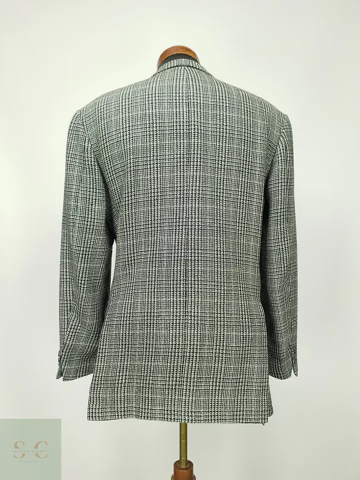 Blazer Estructurado de Pura Lana Virgen Policke Hamburg Talla L 9