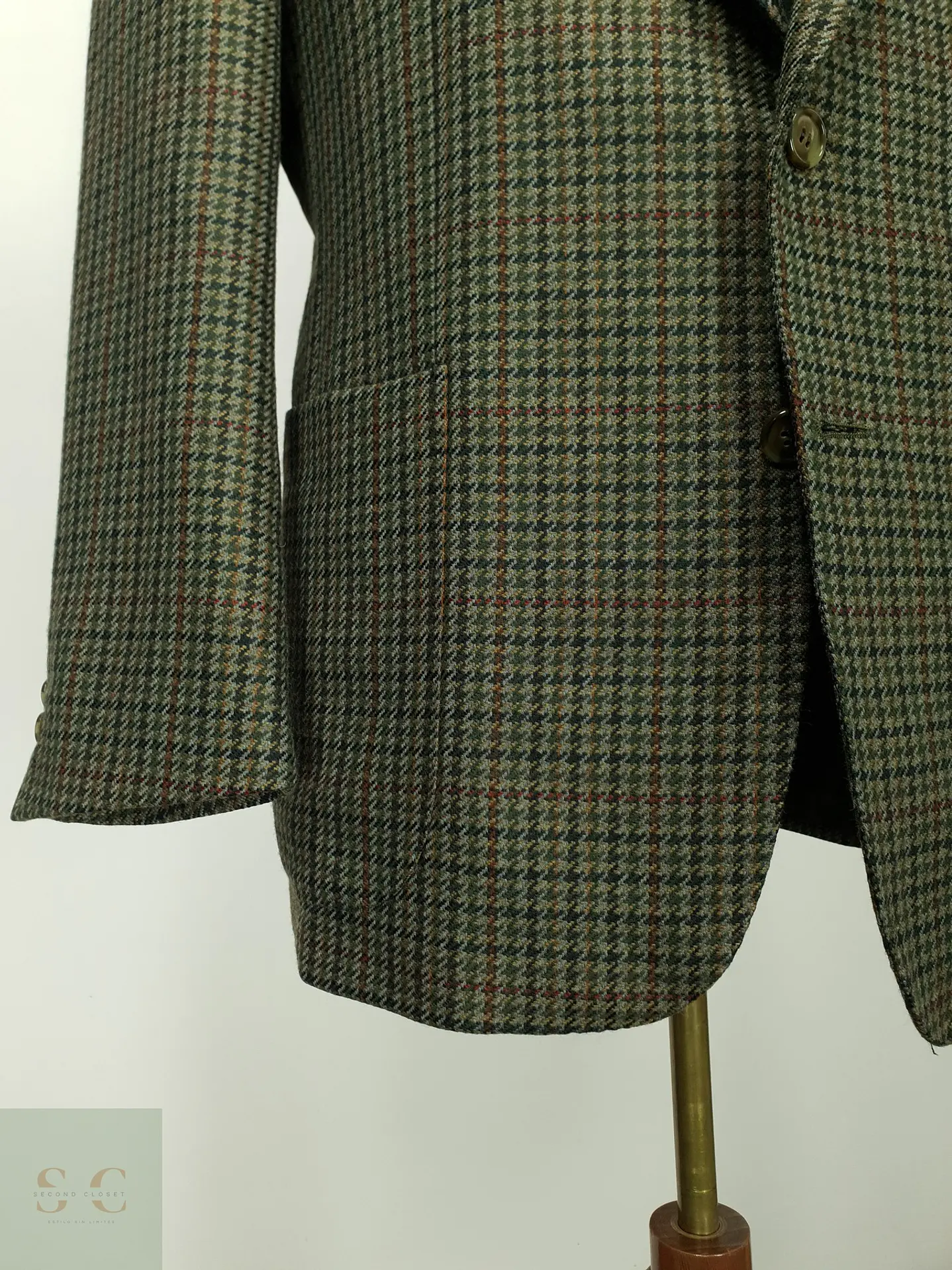 Blazer Sastre en Pata de Gallo Bernhardt Talla L/XL 3
