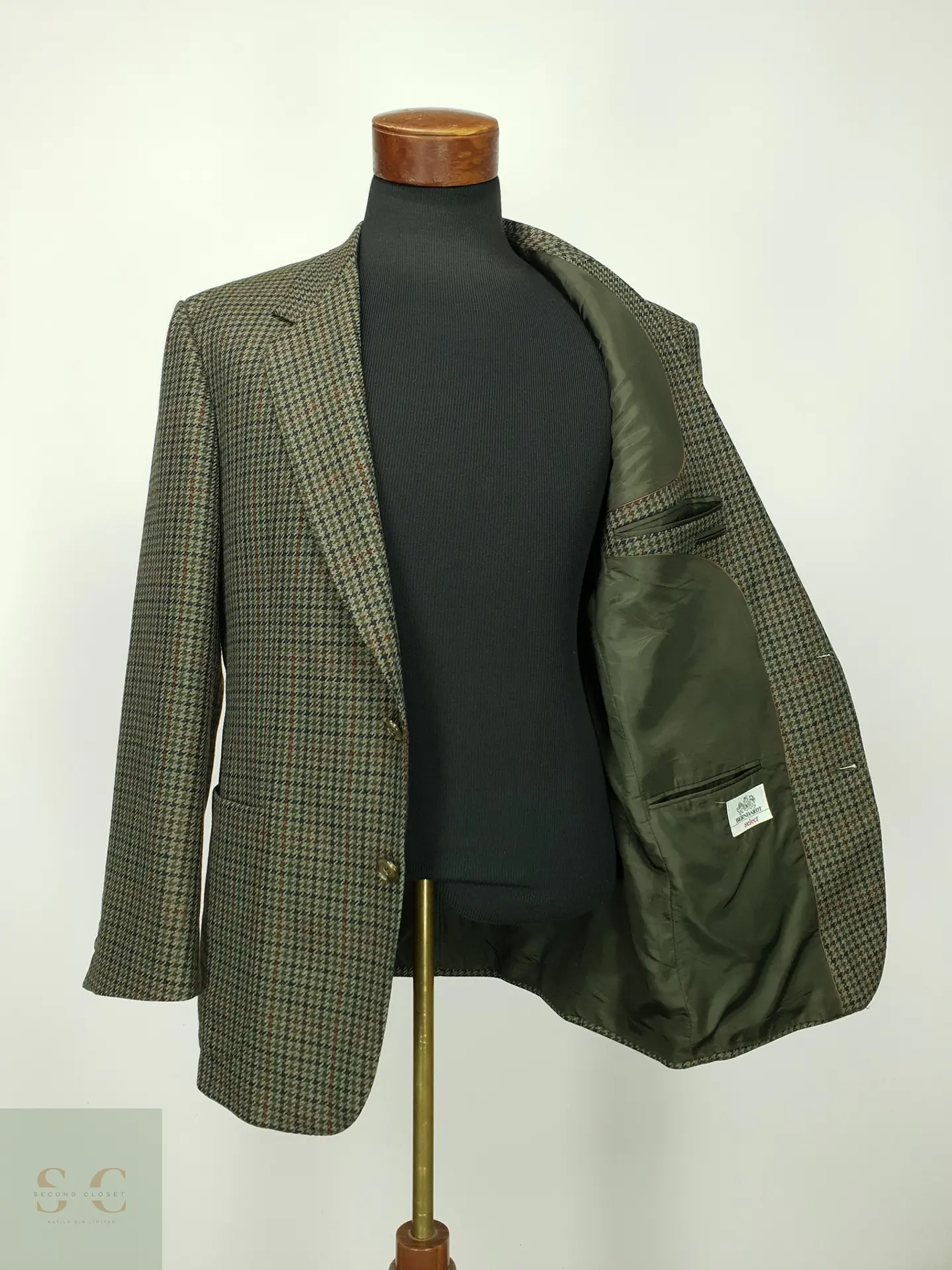 Blazer Sastre en Pata de Gallo Bernhardt Talla L/XL 8
