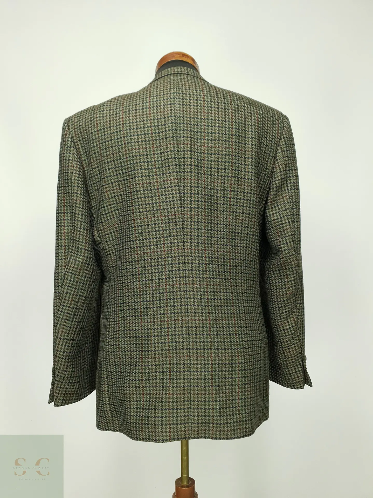 Blazer Sastre en Pata de Gallo Bernhardt Talla L/XL 9