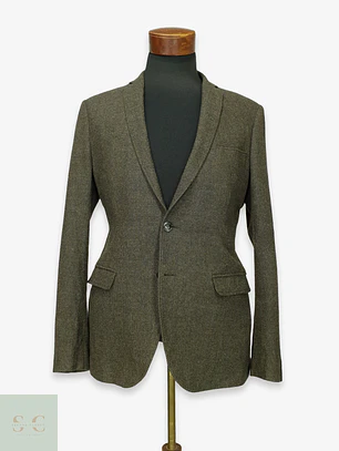 Blazer de Lana Microestructurada Theo Talla M