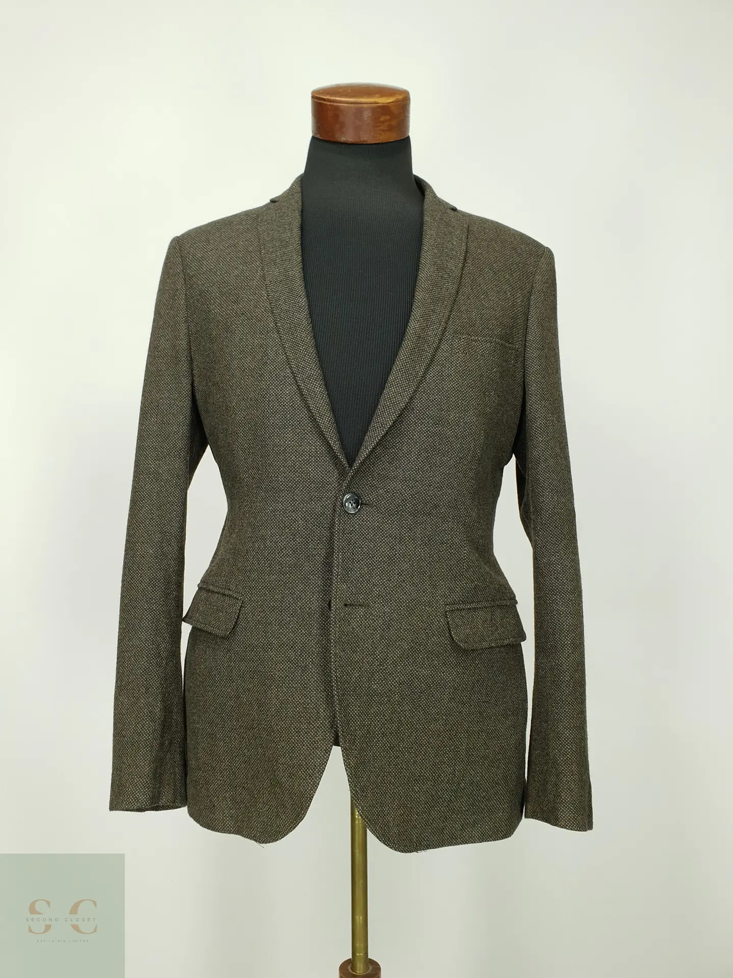 Blazer de Lana Microestructurada Theo Talla M 2