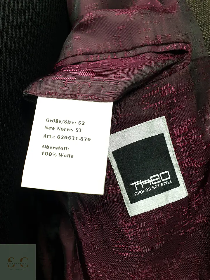 Blazer de Lana Microestructurada Theo Talla M 6