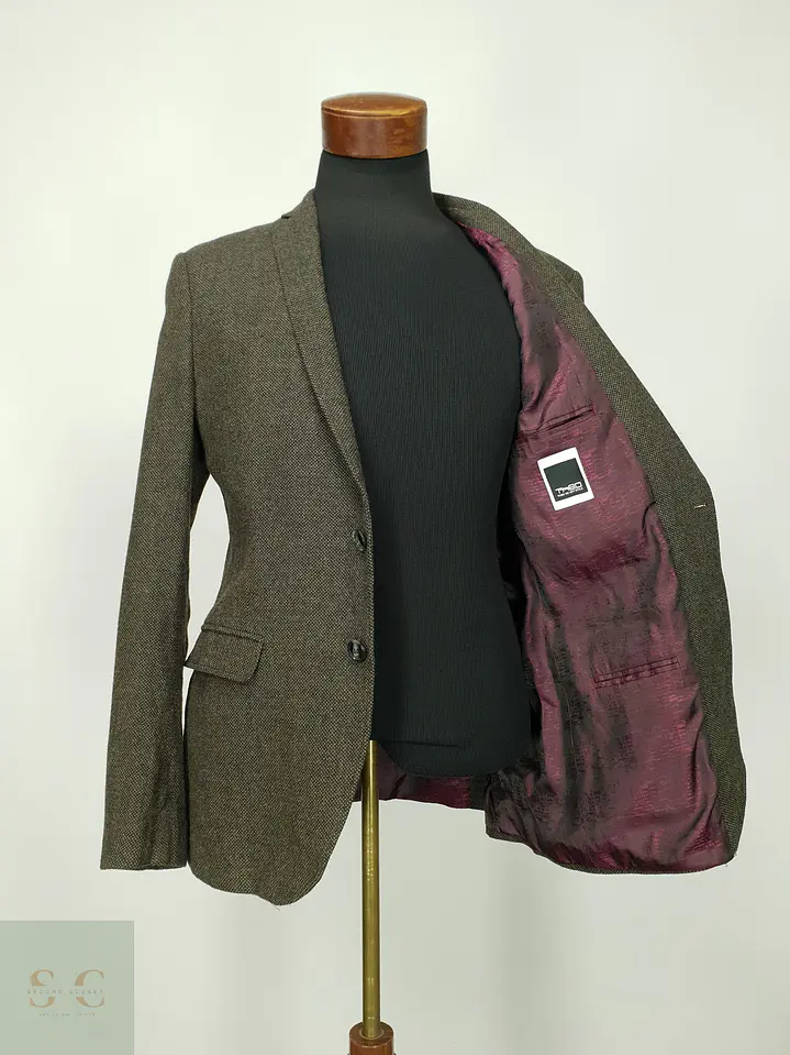Blazer de Lana Microestructurada Theo Talla M 7