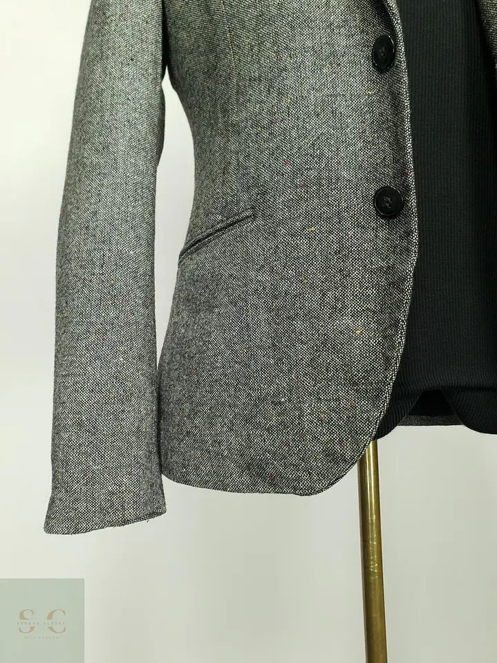 Blazer Texturizado Estilo Tweed H&M Talla XS 3
