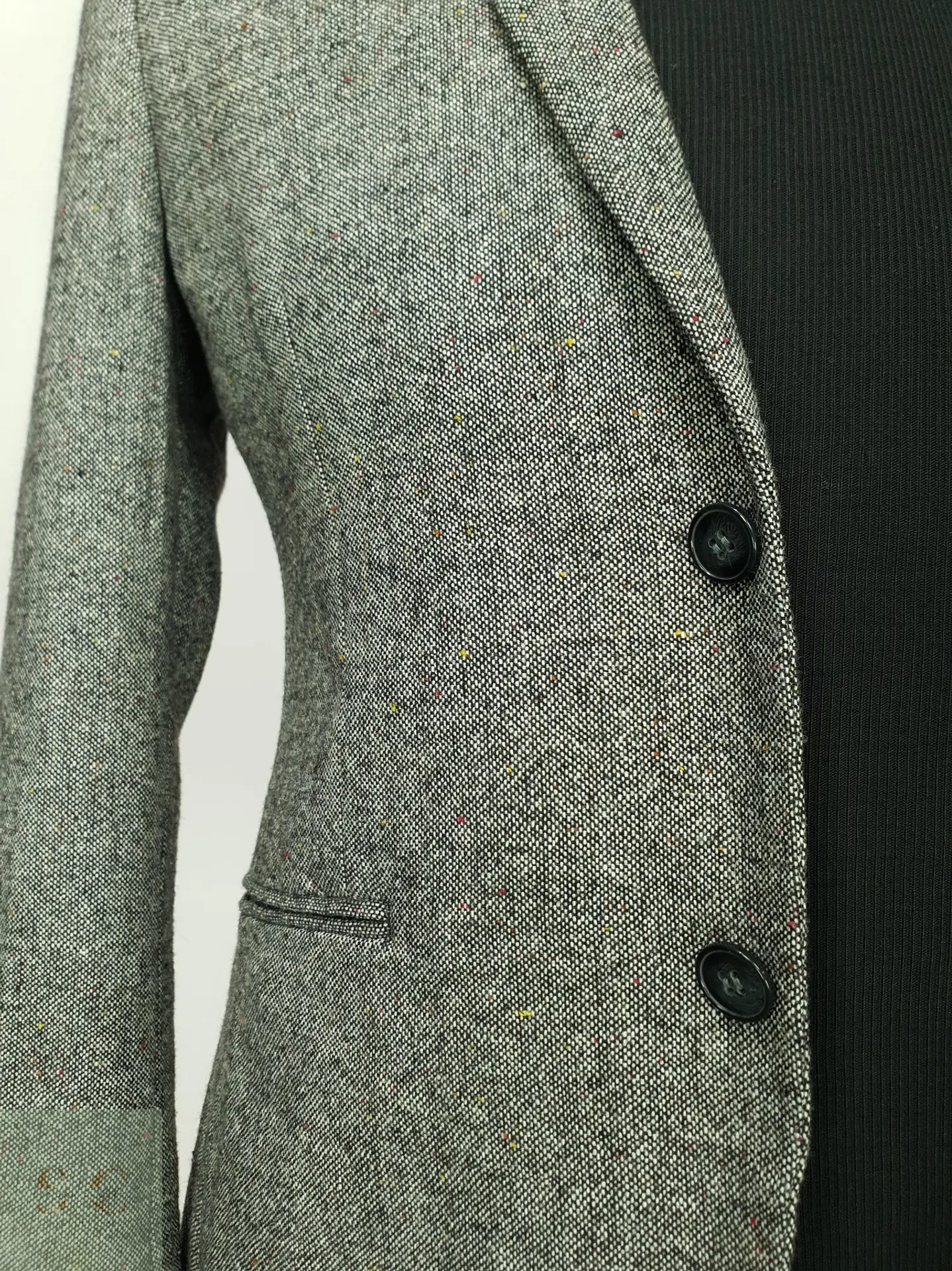 Blazer Texturizado Estilo Tweed H&M Talla XS 6