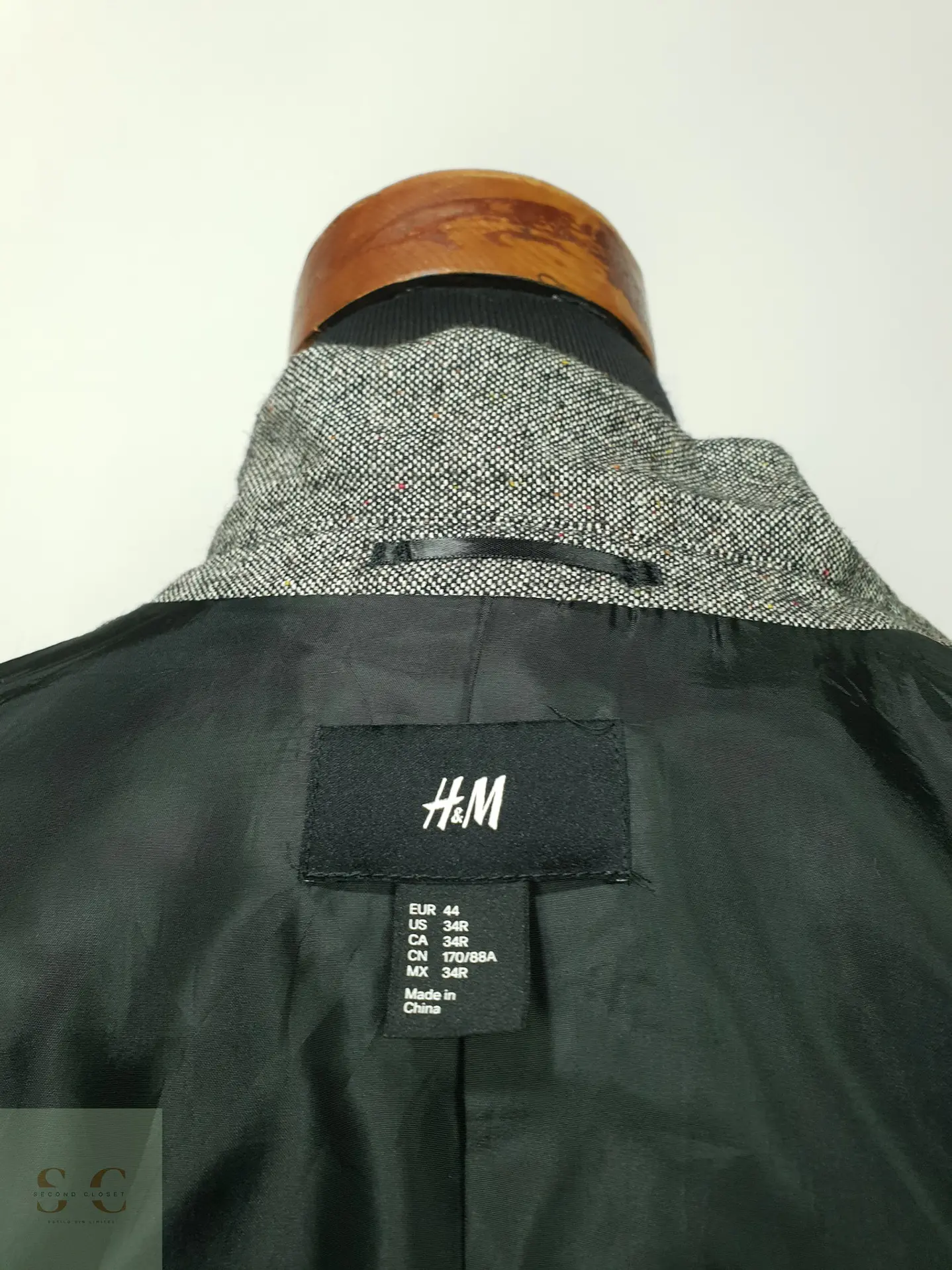 Blazer Texturizado Estilo Tweed H&M Talla XS 7