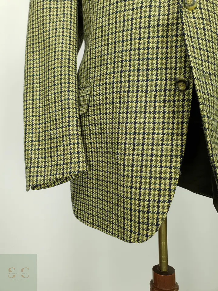 Blazer de Lana Virgen y Cashmere en Pata de Gallo Roy Robson Talla XL 3