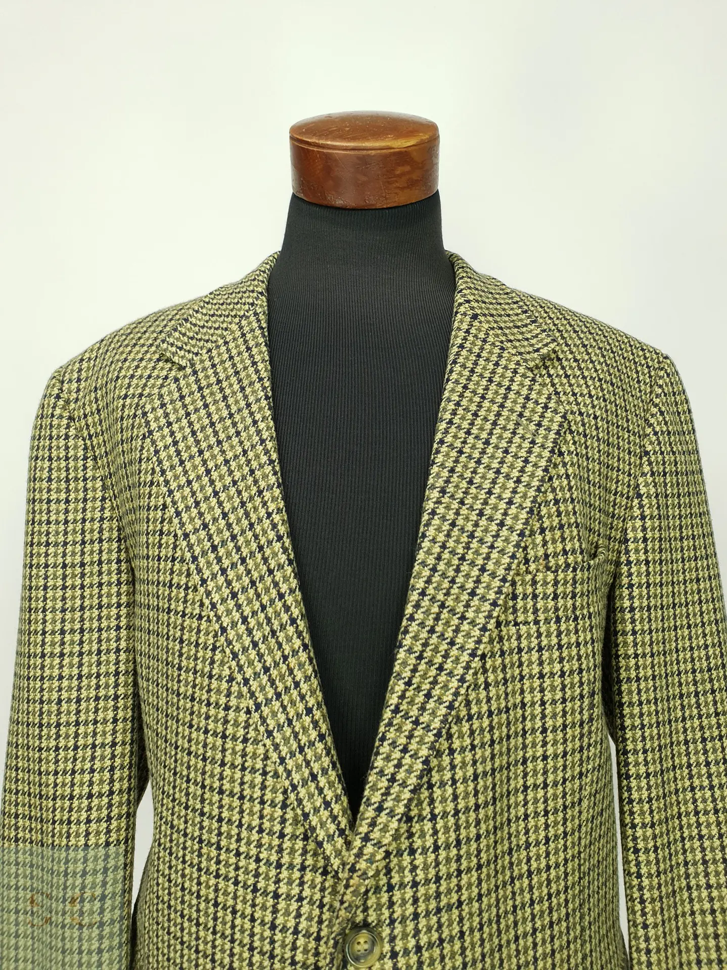 Blazer de Lana Virgen y Cashmere en Pata de Gallo Roy Robson Talla XL 4