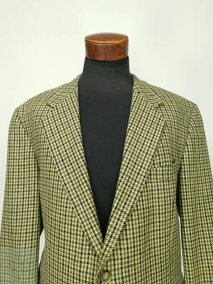 Blazer de Lana Virgen y Cashmere en Pata de Gallo Roy Robson Talla XL 4