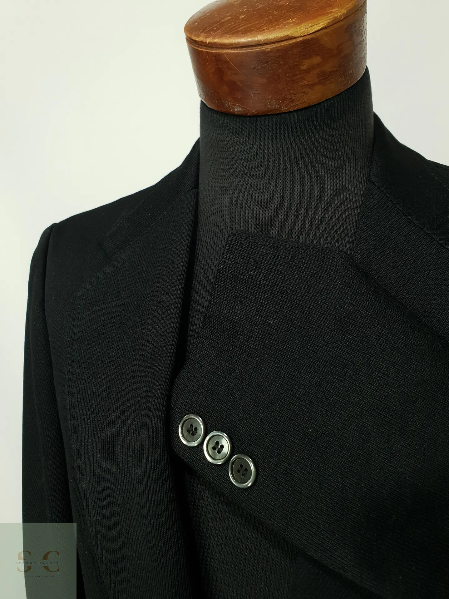 Blazer Vintage Estructurado con Bolsillos Aplicados Talla SM 5