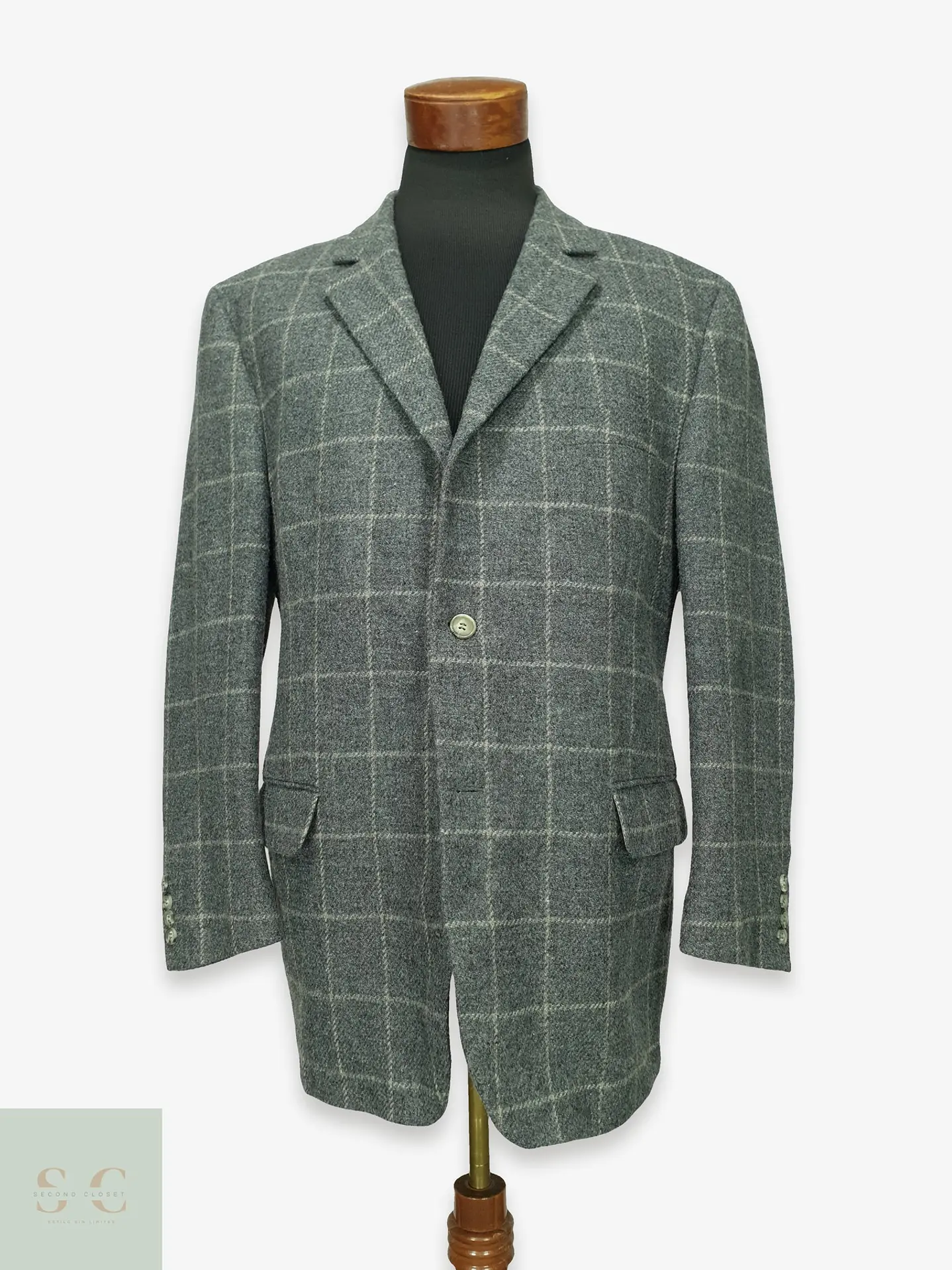 Blazer de Pura Lana con Tramado Ventana Heine Talla XL/XXL 1