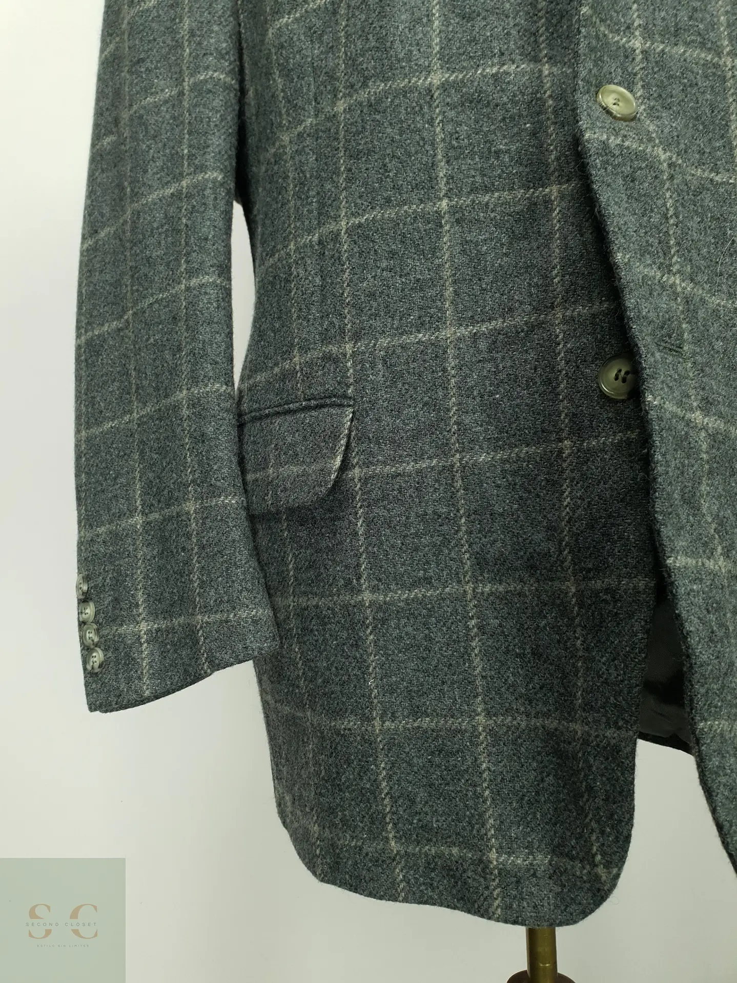 Blazer de Pura Lana con Tramado Ventana Heine Talla XL/XXL 3