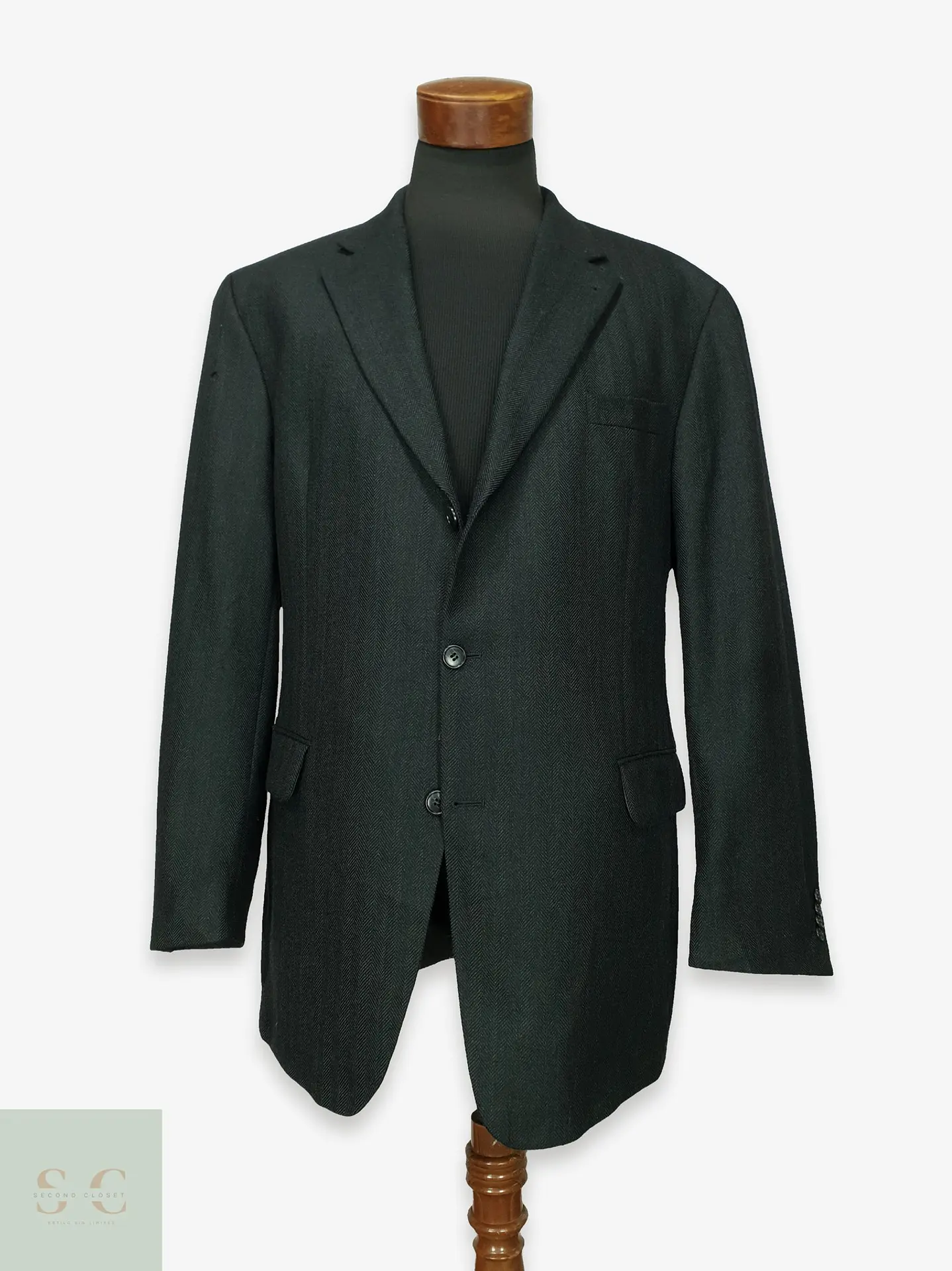 Blazer Clásico en Tejido Espiga Carl Gross Talla XXL 1