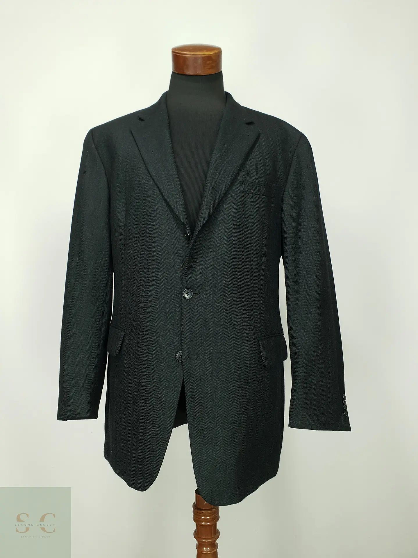 Blazer Clásico en Tejido Espiga Carl Gross Talla XXL 2