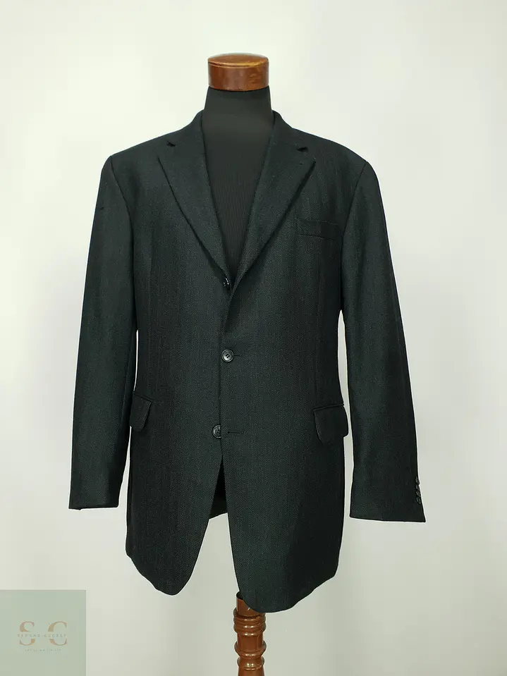 Blazer Clásico en Tejido Espiga Carl Gross Talla XXL 2